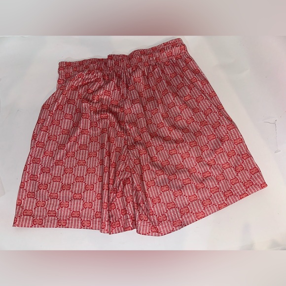 Eric Emanuel EE x GG Basic Short (FW21) Red / Pink Gucci BRAND NEW - Picture 5 of 6